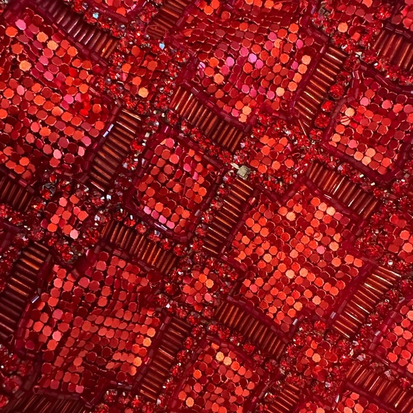 Retrofete Heather sequin chainmail dress in red. Brand new with tags. Size XXS - Picture 4 of 10